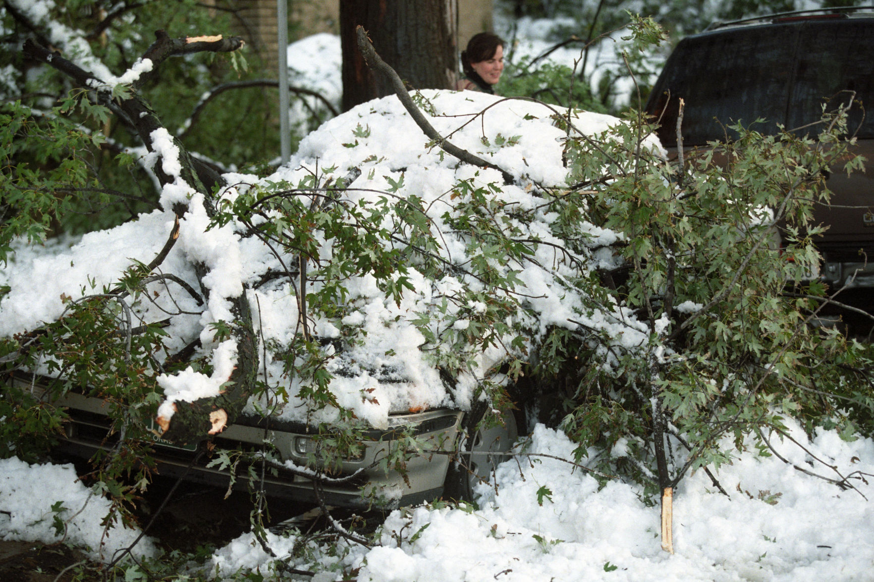 Omaha’s 9.2-inch snowfall doubled the previous record for an October snowstorm.